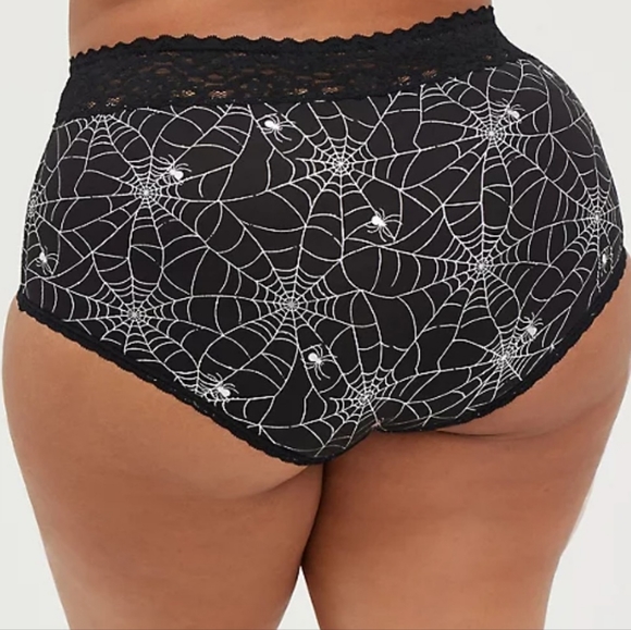 🕸Torrid Sexy Spiderweb Brief Panty, 3, 3X, 22 24 - Picture 3 of 9